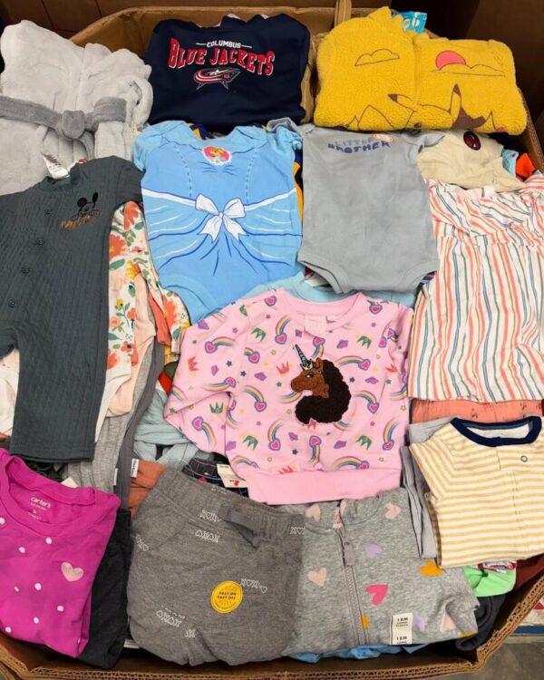 BABY CLOTHING APPAREL PALLETS