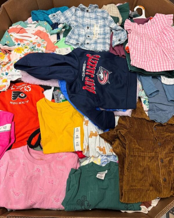BABY CLOTHING APPAREL PALLETS