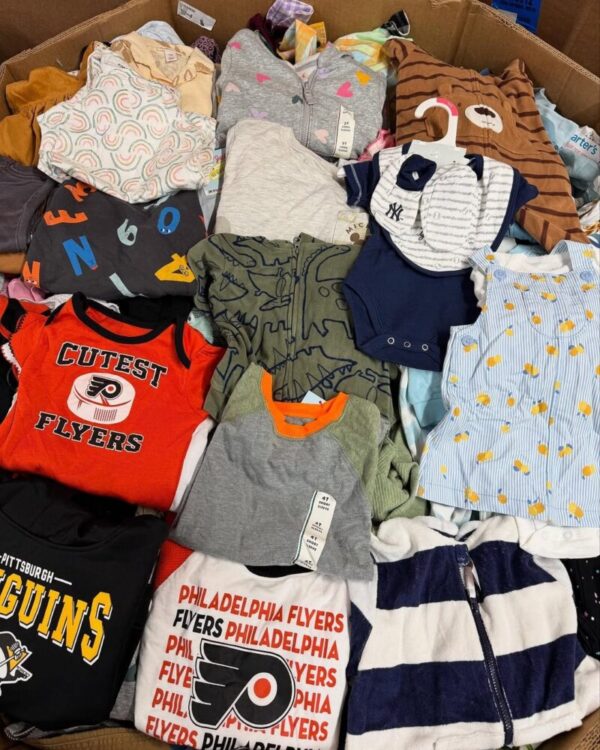 BABY CLOTHING APPAREL PALLETS