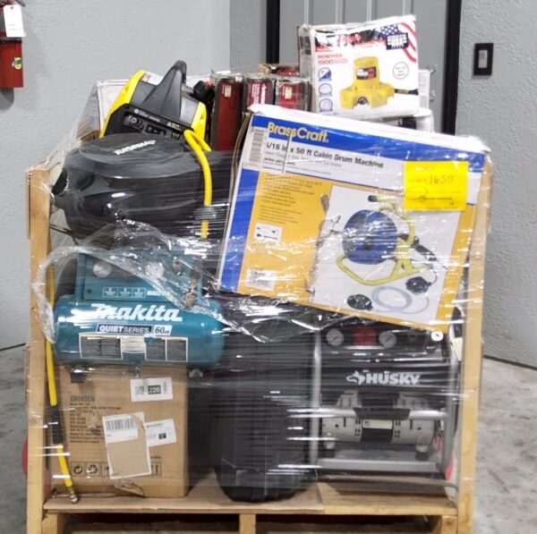 Drain Cleaners, Inverters, and Compressors Pallet