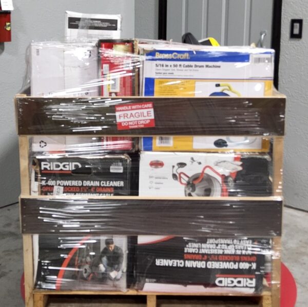 Drain Cleaners, Inverters, and Compressors Pallet