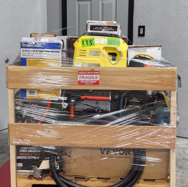 Drain Cleaners, Inverters, and Compressors Pallet