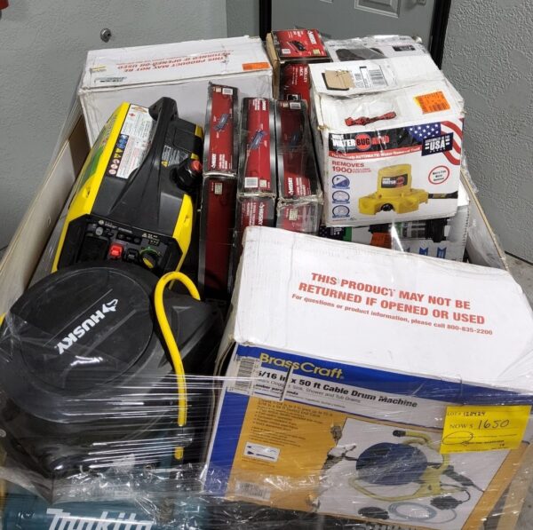 Drain Cleaners, Inverters, and Compressors Pallet