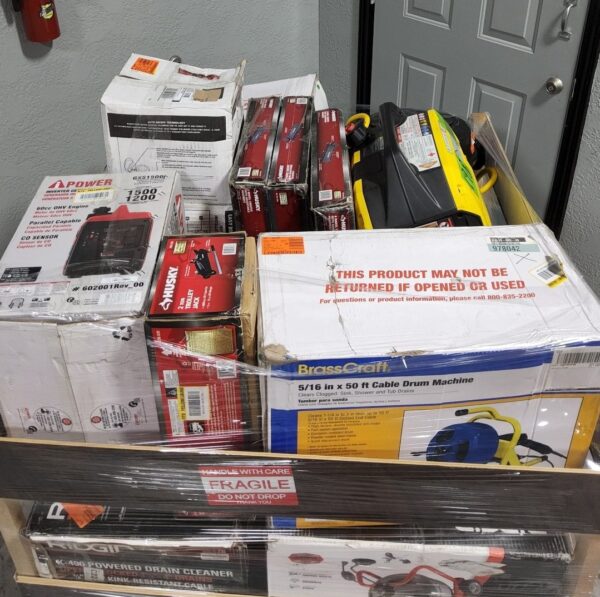 Drain Cleaners, Inverters, and Compressors Pallet