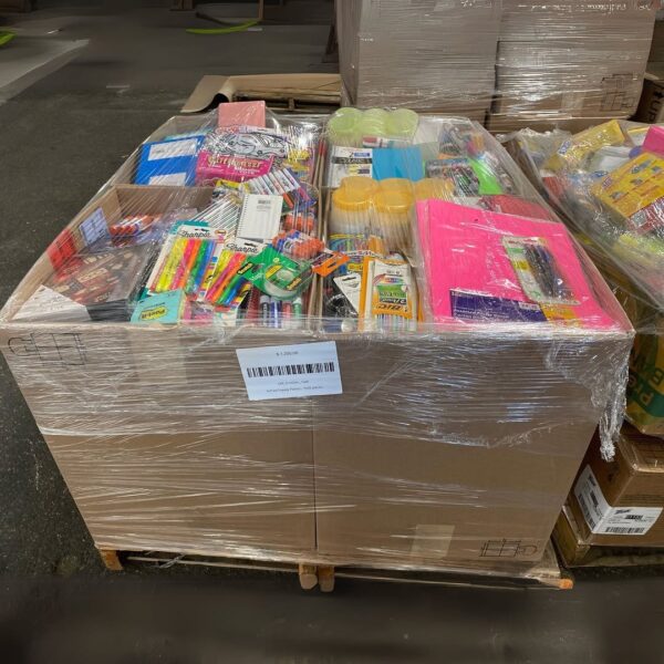 BULK SCHOOL SUPPLY PALLET