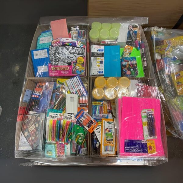 BULK SCHOOL SUPPLY PALLET