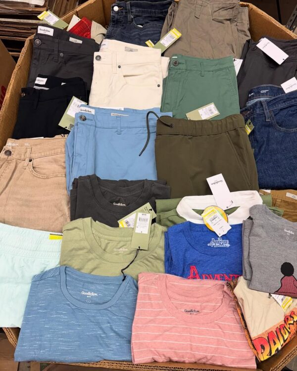TARGET MEN’S CLOTHING PALLETS