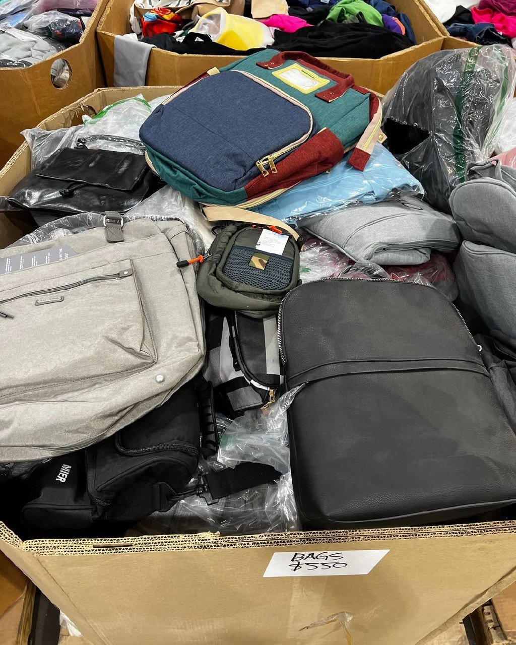 Mixed Brand Backpack Pallets