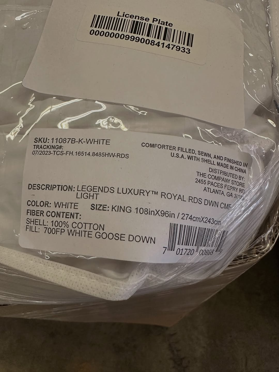 Company Store Bedding & Home Liquidation Pallets