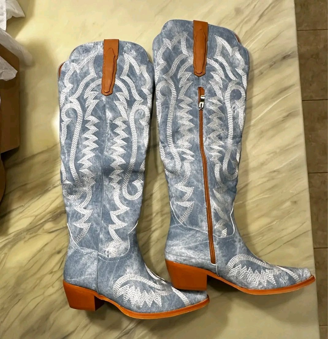 COWBOY BOOTS (WESTERN BOOTS) LIQUIDATION PALLET — WHOLESALE FOOTWEAR